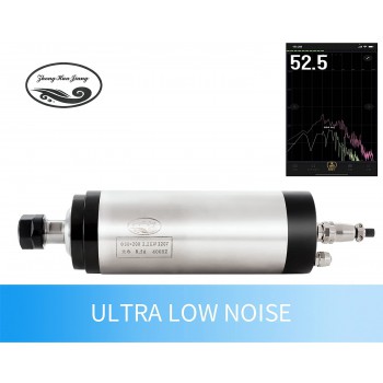 Wassergekühltes CNC HF-Spindel-Set 2,2kW Ø65mm ER11 mit Frequenzumrichter und Kühlwasserpumpe