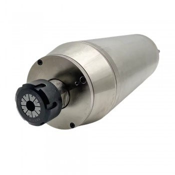 Wassergekühltes CNC HF-Spindel-Set 5,5kW 220V/380V mit 5,5kW Frequenzumrichter Ø125mm Spindelhalter und ER32 Spannzangen