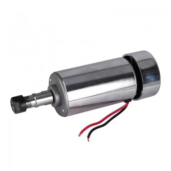 Luftgekühlter CNC Spindelmotor 300W Ø52mm 48VDC ER11/ER16 12000U/min für Leiterplattenfräsen und Holzgravur