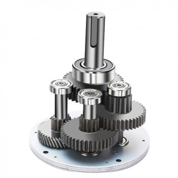 AC Induktionsgetriebemotor 250W Übersetzung 10:1 16Nm 135U/min mit Drehzahlregler