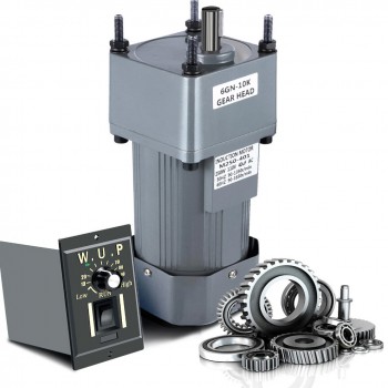 AC Induktionsgetriebemotor 250W Übersetzung 10:1 16Nm 135U/min mit Drehzahlregler