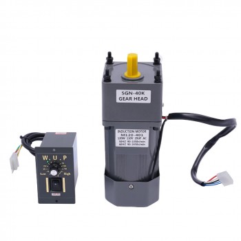 Einphasen AC Induktionsgetriebemotor 120W Übersetzung 40:1 21Nm mit Drehzahlregler