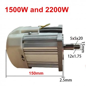 Bürstenloses AC Servomotor Set 550W/750W/1,1kW/1,5kW/2,2kW 1,85–6,85Nm mit Servoregler für CNC Maschinen