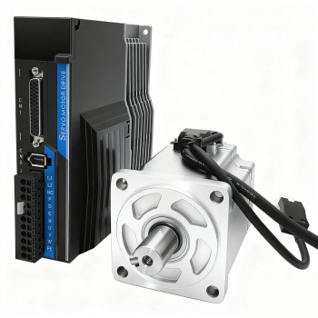 AC Servomotor Set mit Servoregler 400W/750W/1kW 1,27/2,39/3,18Nm 3000U/min 21 Bit Encoder Impuls Ethernet oder CANopen