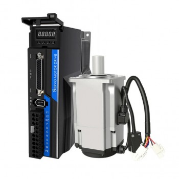 AC Servomotor Set mit Servoregler 400W/750W/1kW 1,27/2,39/3,18Nm 3000U/min 21 Bit Encoder Impuls Ethernet oder CANopen