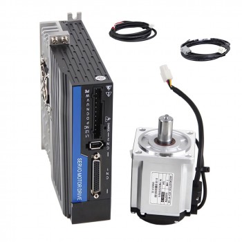 EtherCAT AC Servomotor Set 100W–1kW mit Servoregler 0,318–3,18Nm und 21 Bit Magnetencoder für CNC