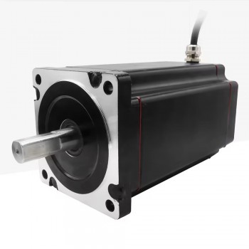 CASUN NEMA34 Hybrid Wasserdichter Schrittmotor IP67 9Nm 1,8° 12,95V 2 Phasen 86×86mm