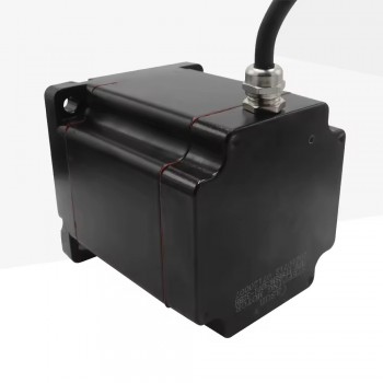 CASUN NEMA34 Wasserdichter Schrittmotor IP67 4,5Nm 1,8° 4A 36–48VDC 2 Phasen 86×86mm