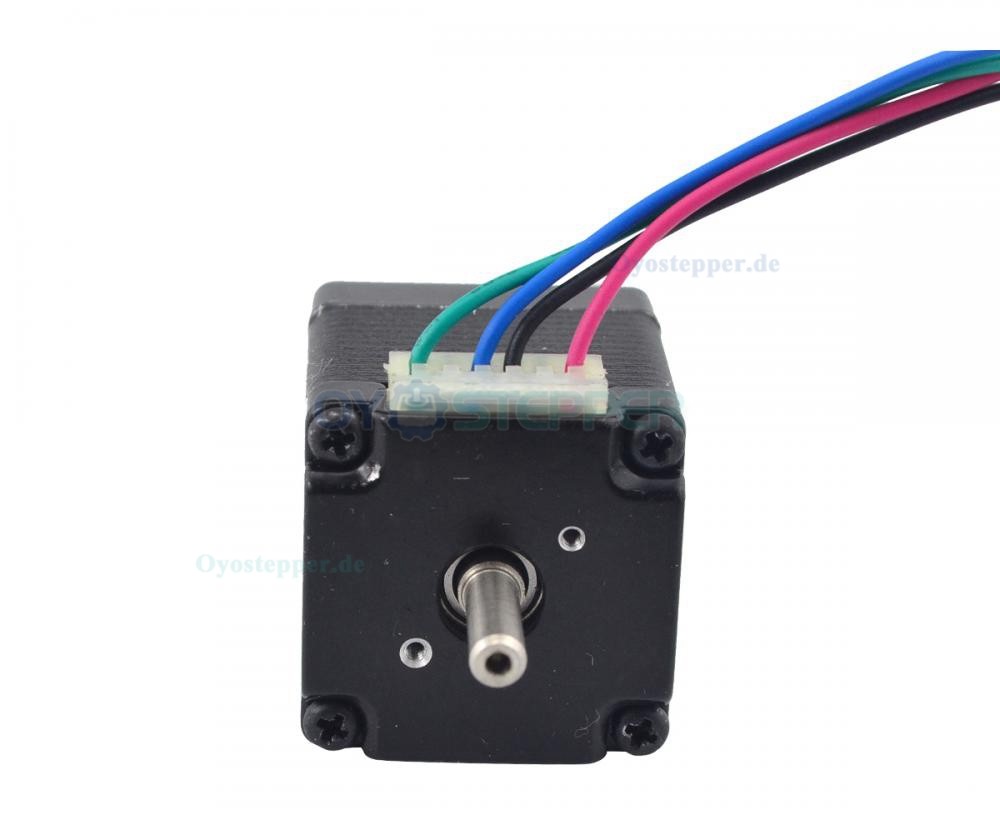 Doppelwelle Nema 11 Bipolar 1,8° Grad 7Ncm 0.67A 3.75V 28x28x31.5mm 4 Drähte Bipolar Miniatur Schrittmotor