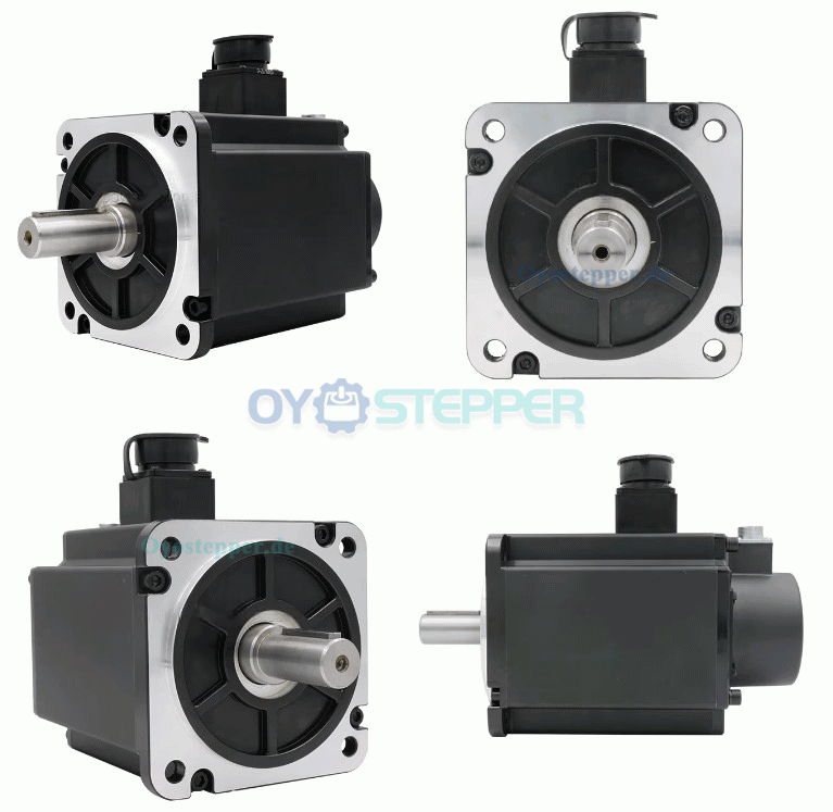 1500W AC-Servomotor & Treiber-Kit mit Bremse, 17-Bit Absolut-Magnet-Encoder, 4,78 Nm, 5,6A, 130 × 130 mm