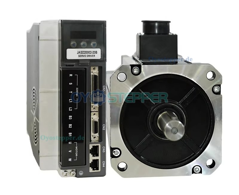 2000W AC-Servomotor & Antriebsset mit Bremse, 9,55 Nm, 2000 U/min, 10,2A, mit 17-Bit Absolut-Encoder