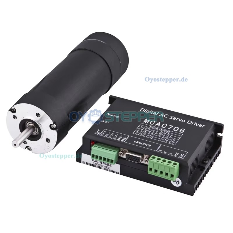 Bürstenloser DC-Servomotor & Treiber-Kit, 36V, 180W, 0,6 Nm, 3400 U/min, Ø57 mm – für Inkjet-Drucker