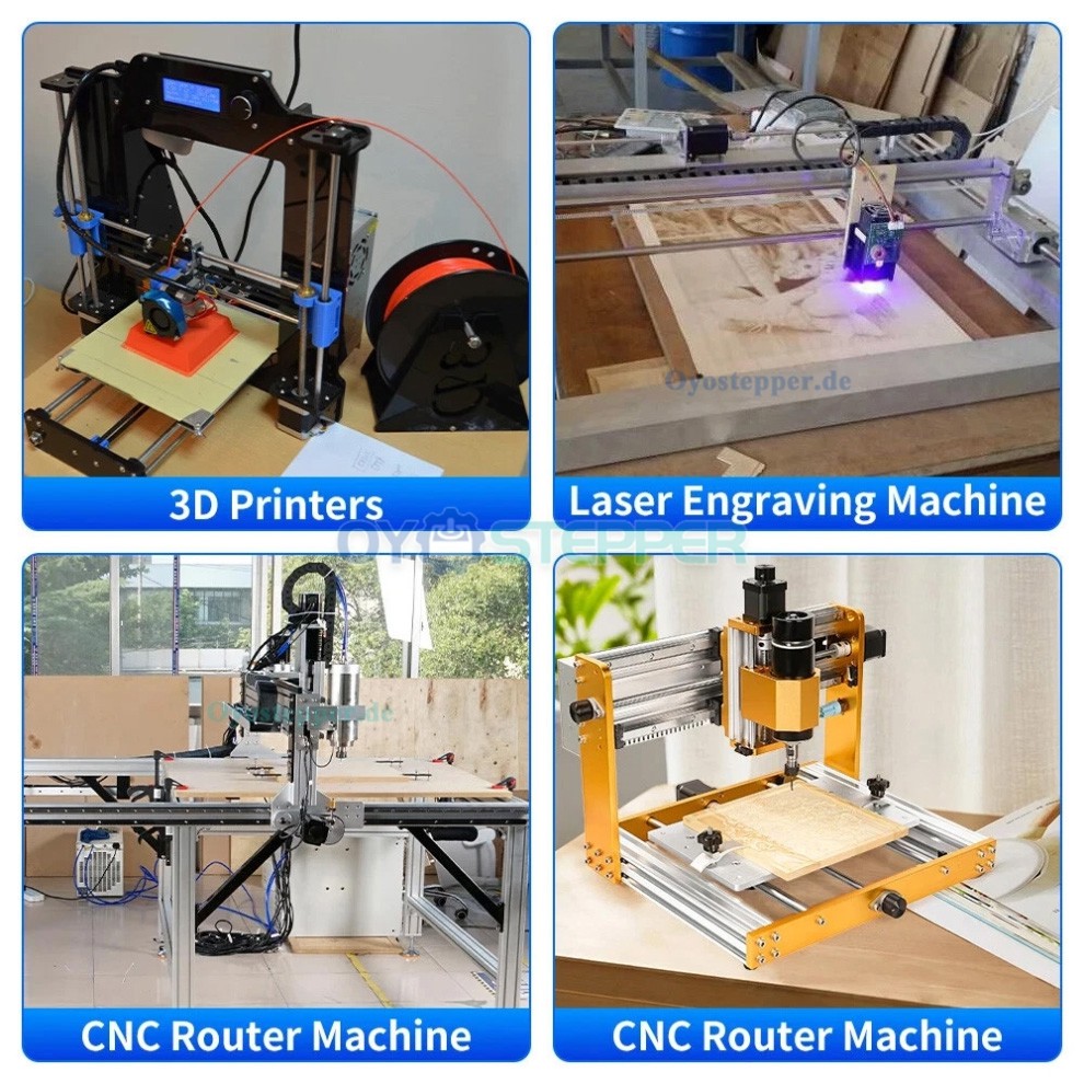 5-Achs CNC-Kit Nema 23 57 mm 3 Nm Closed-Loop-Schrittmotor, Treiber und Netzteil