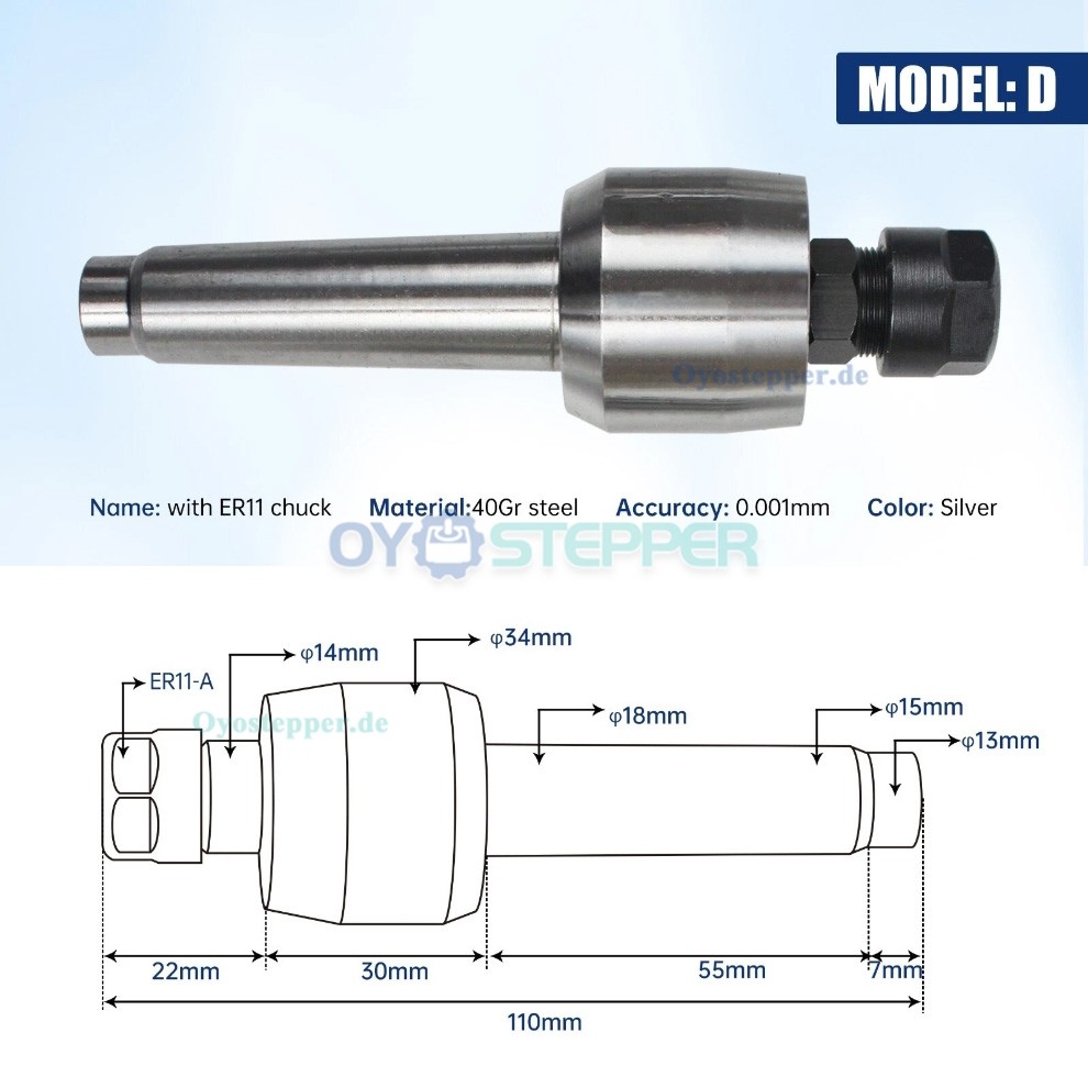 65mm verstellbarer Reitstock mit MK2 Aufnahme und 4 Wechselspitzen für CNC Fräs und Graviermaschinen 65mm verstellbarer Reitstock mit MK2 Aufnahme und 4 Wechselspitzen für CNC Fräs und Graviermaschinen