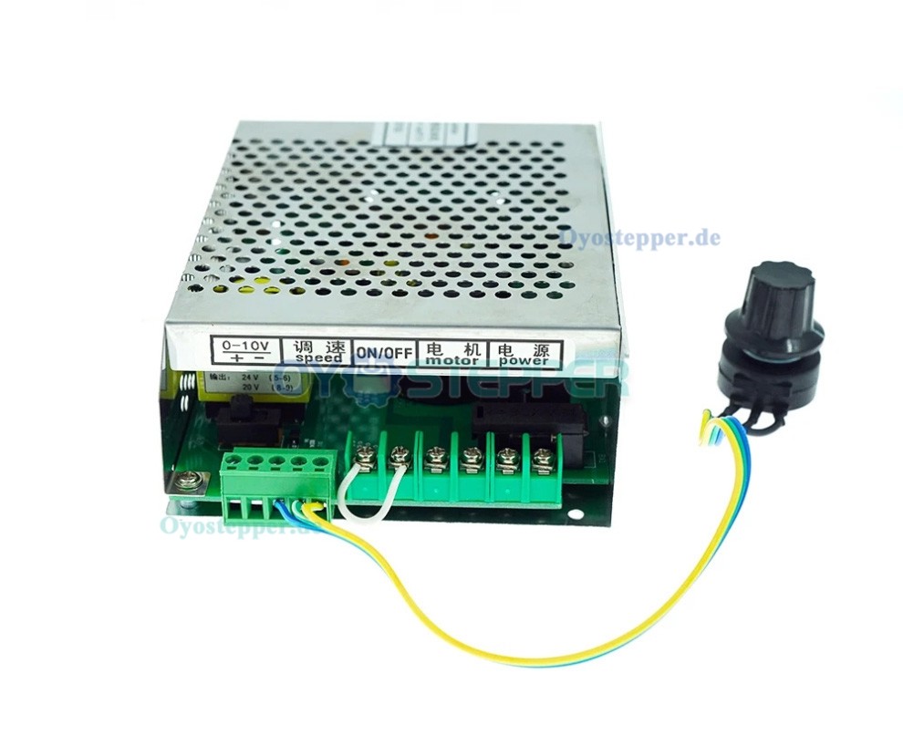 Luftgekühltes CNC Spindelmotor Set 800W ER11 Ø52mm mit regelbarem Netzteil und Spindelhalter Luftgekühltes CNC Spindelmotor Set 800W ER11 Ø52mm mit regelbarem Netzteil und Spindelhalter