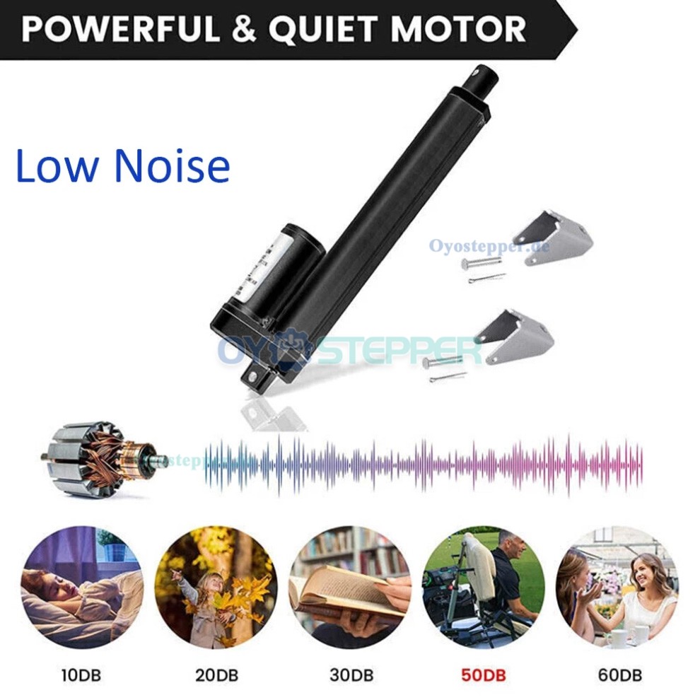 IP68 Elektrischer Linearantrieb 264 lbs 12V Motorisierte Linearantriebe f&uuml;r die industrielle Automatisierung