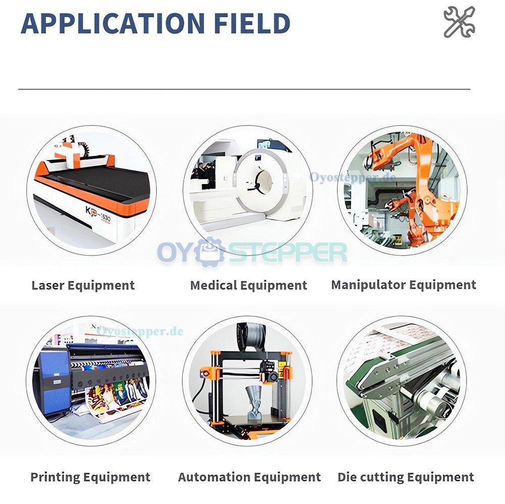 DLF-Serie Planetengetriebe f&uuml;r NEMA 23-Schrittmotoren, 1/4'-Eingang (6,35mm/8mm)