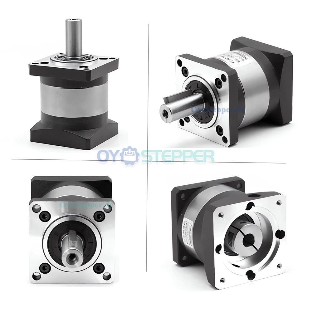 DLF-Serie Planetengetriebe f&uuml;r NEMA 23-Schrittmotoren, 1/4'-Eingang (6,35mm/8mm)