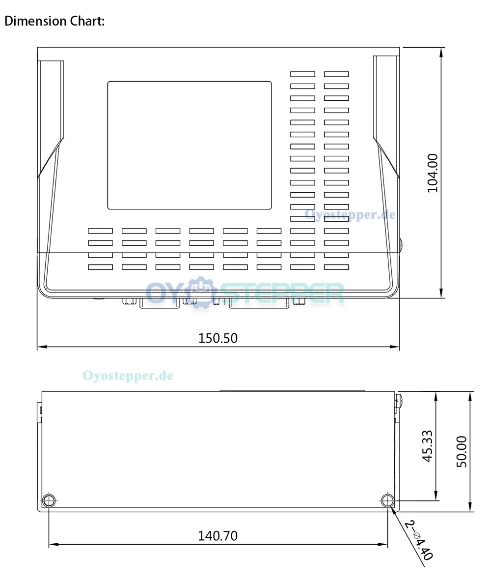 MCAC825 Niederspannungs-Servotreiber, 24–80VDC, 25A für NEMA 23 / 24 DC-Servomotoren