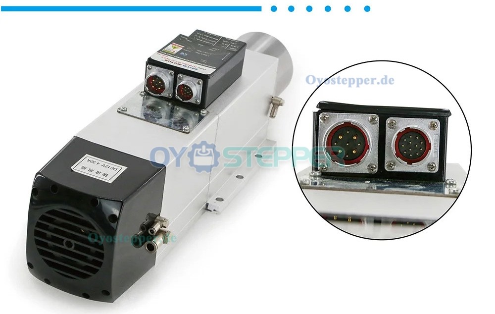 Luftgek&uuml;hltes 4,5kW BT30 ATC Motorspindel Set mit 5,5kW Frequenzumrichter
