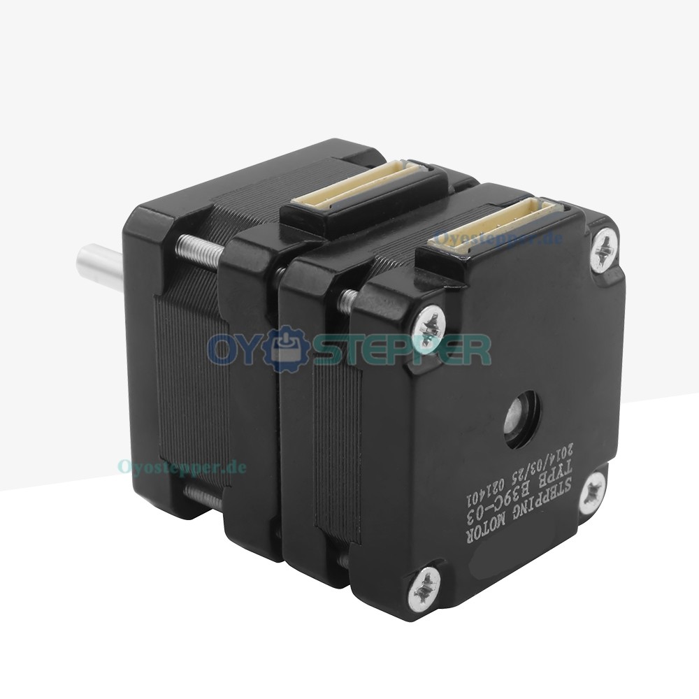Multilayer NEMA 16 Schrittmotor, 1,8°, 0,4A, 10,4V, 200 mN·m, 2-Phasen DC-Hybridmotor