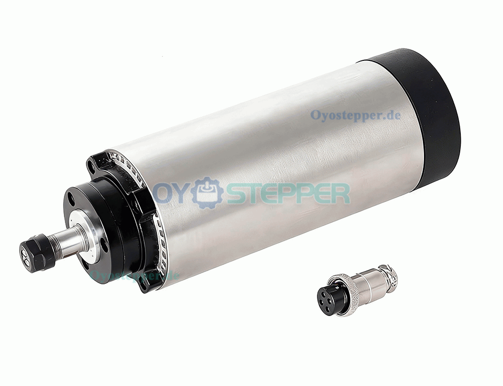 Luftgekühltes CNC HF-Spindelset 1,5kW ER11 24000U/min mit VFD Frequenzumrichter Luftgekühltes CNC HF-Spindelset 1,5kW ER11 24000U/min mit VFD Frequenzumrichter