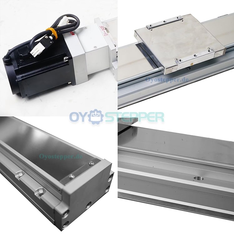Doppelschienen-Linearführung mit Schlitten Linearführungsantrieb FCH140 50–1250mm mit 1000W Servomotor