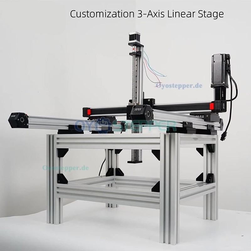 FPB45 Linearführung mit Riemenantrieb Lineartisch mit NEMA 23 Schrittmotor für CNC