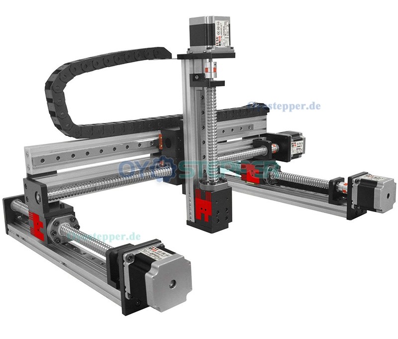 XYZ-Gantry Linearachse Verfahrweg X=100mm, Y=100mm, Z=50mm CNC Achssystem