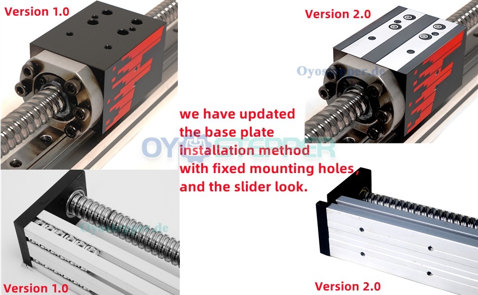 FSL40 Lineartisch mit Kugelgewindetrieb und NEMA 23 Schrittmotor CNC Linearführungseinheit