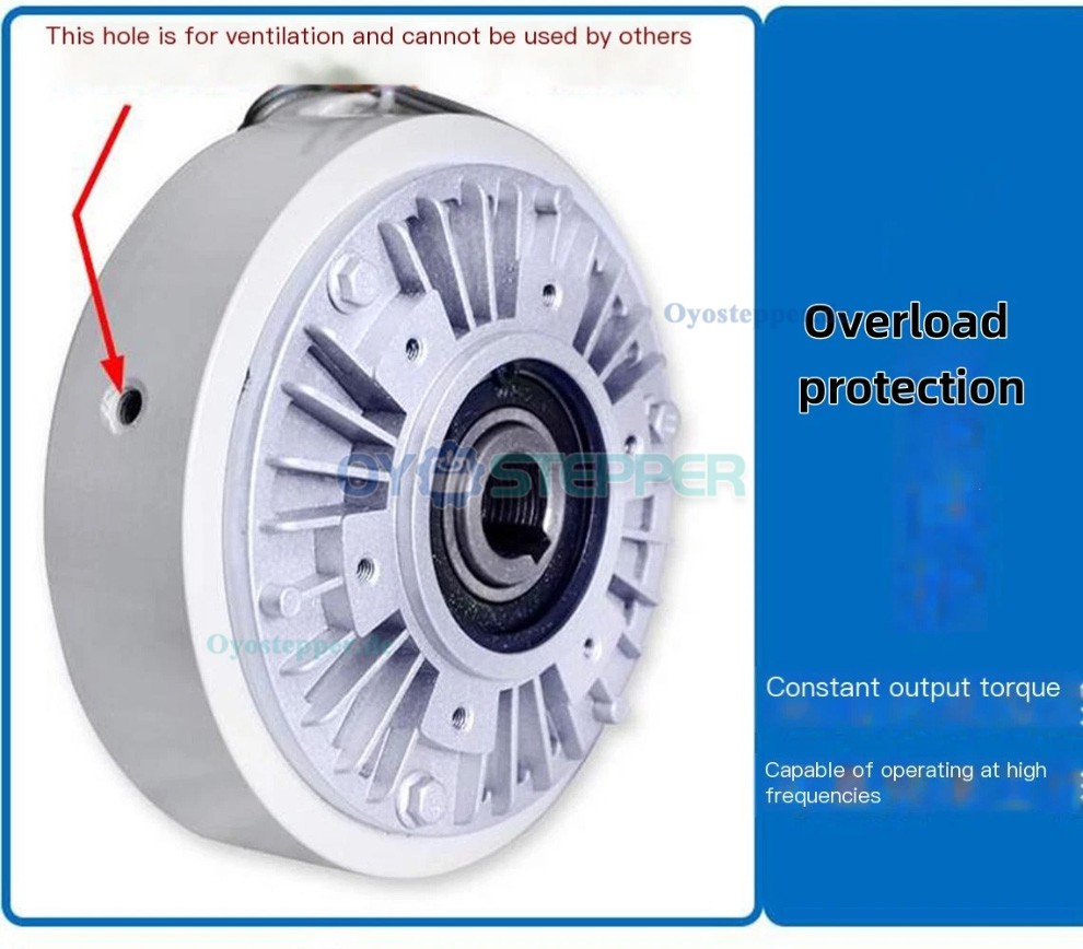 FZ-K Hohlwellen-Magnetpulverbremse 6&ndash;200Nm 24V Magnetpulverbremse