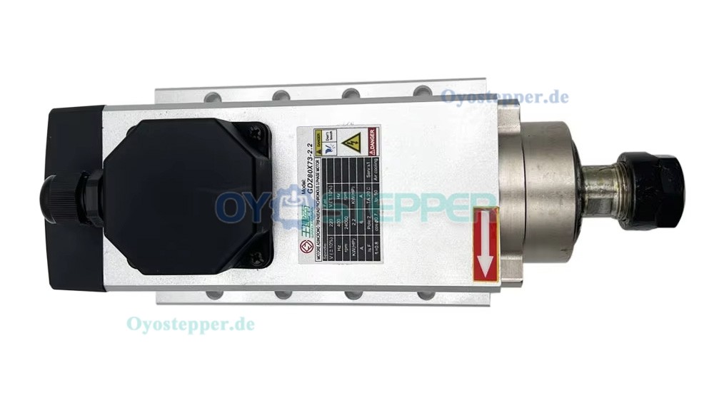 Luftgekühltes CNC HF-Spindel-Set 2,2kW ER20 220V/380V 24000U/min mit Frequenzumrichter Luftgekühltes CNC HF-Spindel-Set 2,2kW ER20 220V/380V 24000U/min mit Frequenzumrichter