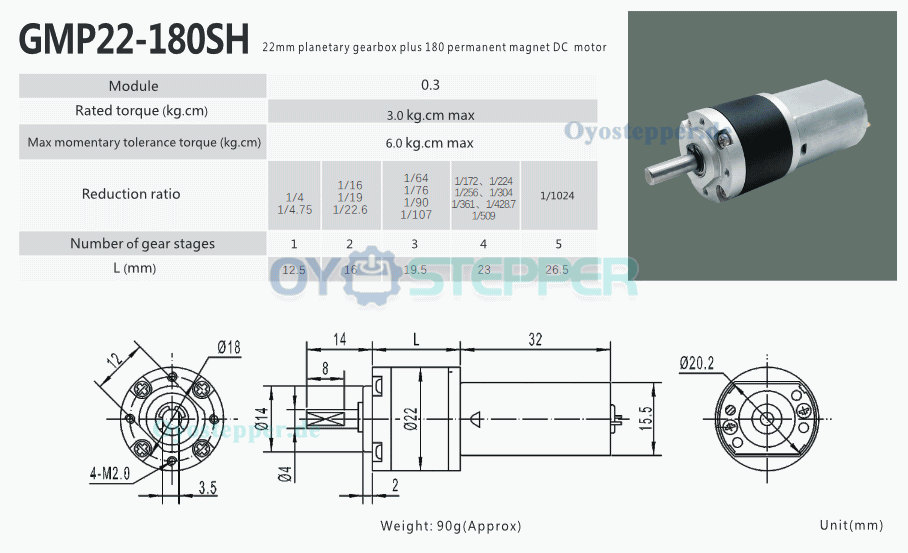 2 Stück Wasserdichter DC-Getriebemotor 6V / 12V, Planetengetriebe, 3 kg·cm, 10–200 U/min