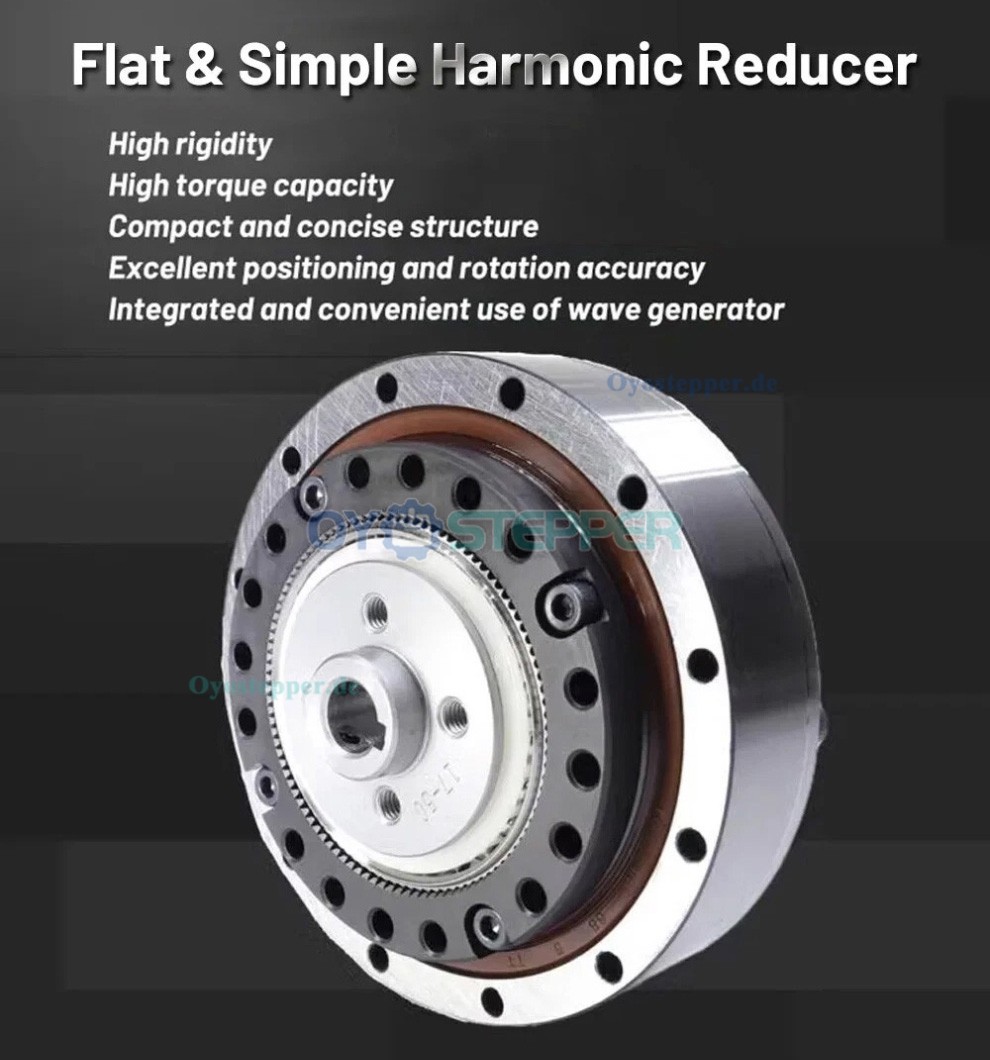ZXF-Serie Harmonic-Drive-Getriebe,&Uuml;bersetzungsverh&auml;ltnis 31:1 bis 160:1, f&uuml;r Schrittmotor / Servomotoren, CNC-Roboterarme