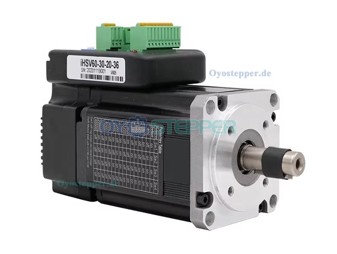 JMC NEMA 23 AC-Servomotor mit integriertem Treiber, 200W, 36V, 0,65 Nm, 3-Phasen, 3000 U/min, 60 × 60 mm