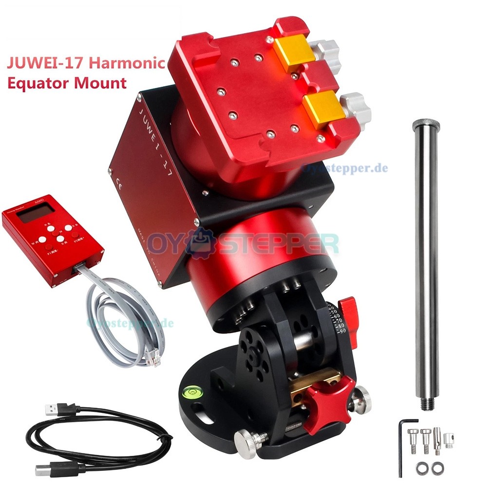 JUWEI-17 parallaktische Harmonic Drive Montierung f&uuml;r astronomische Teleskope und Theodolite