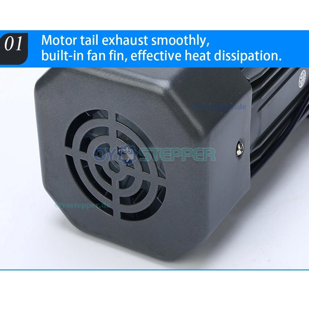 Einphasen AC Induktionsgetriebemotor 90W Übersetzung 20:1 13Nm mit Drehzahlregler Einphasen AC Induktionsgetriebemotor 90W Übersetzung 20:1 13Nm mit Drehzahlregler