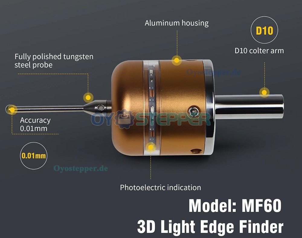 Photoelektrischer 3D Kantentaster mit LED f&uuml;r Fr&auml;smaschinen