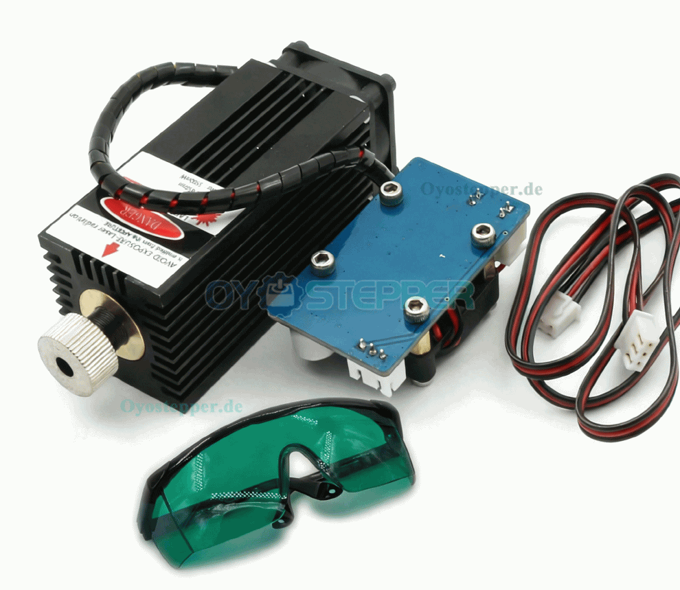 Fokussierbares blaues Lasermodul 5,5W 450nm 12VDC 1–3A für CNC Lasergravur Fokussierbares blaues Lasermodul 5,5W 450nm 12VDC 1–3A für CNC Lasergravur