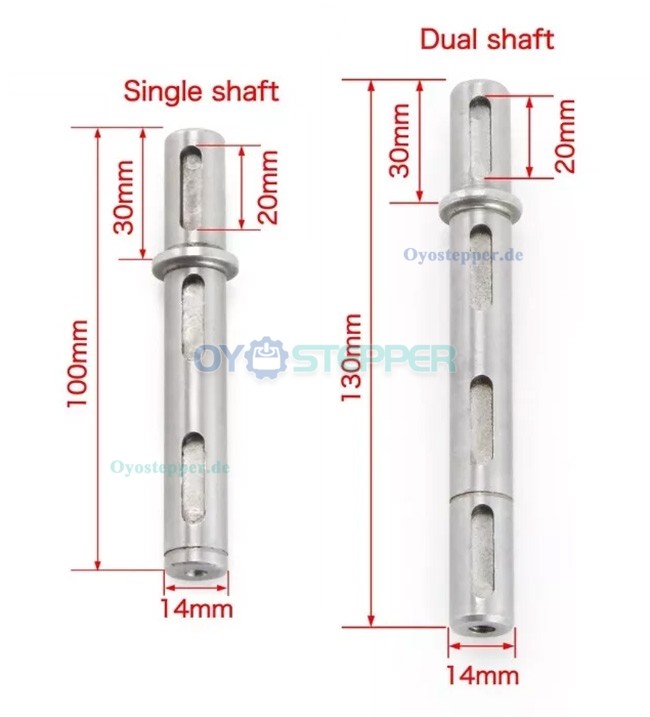 NMRV030 Schneckengetriebe, Übersetzung 10:1 / 15:1 / 20:1 / 25:1 / 30:1 / 40:1 für NEMA 23 Schrittmotor / Servomotor