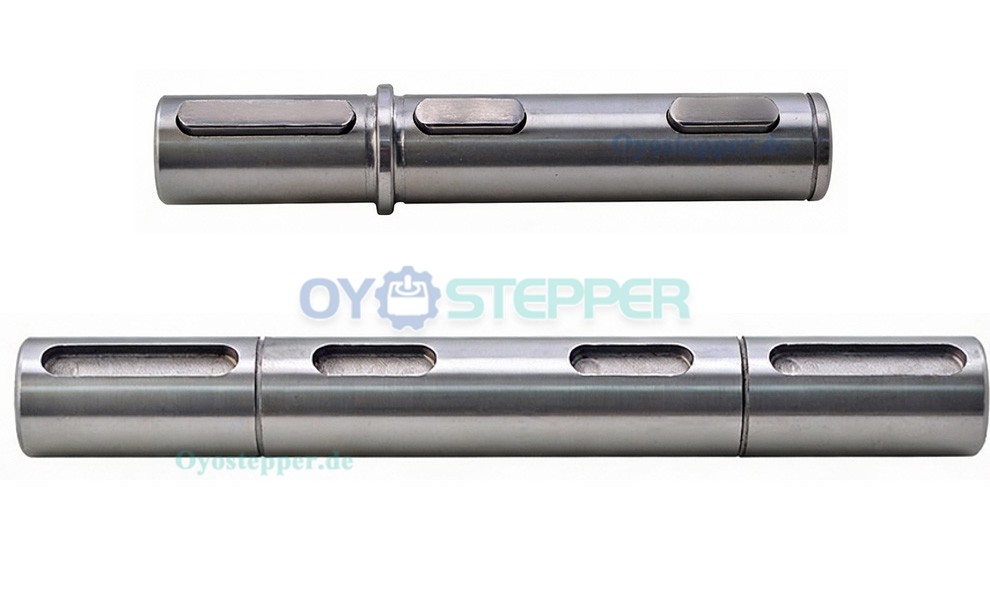 Einzel- oder Doppelabtriebswelle Ø 25 mm für NMRV050 Schneckengetriebe Einzel- oder Doppelabtriebswelle Ø 25 mm für NMRV050 Schneckengetriebe