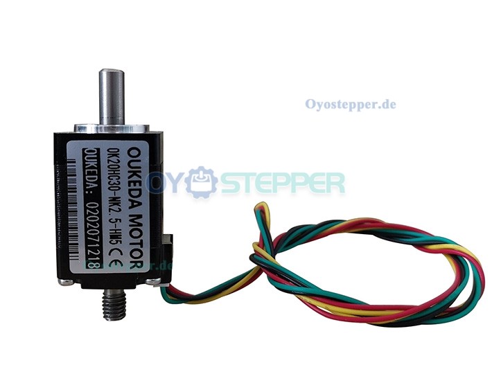 OUKEDA NEMA 8 Schrittmotor mit Hohlwelle, 1,8°, 1,8 Ncm für Bestückungsautomaten