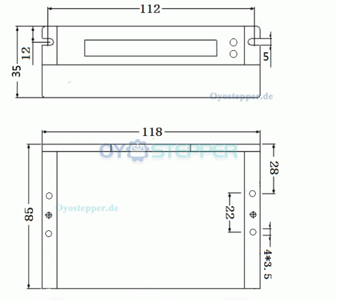 Closed-Loop-Schritttreiber 0~5,6A 16~70VDC für Nema 23, Nema 24 Schrittmotor