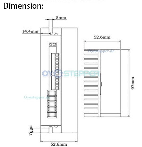 OUKEDA OK3BL30ZR Treiber für BLDC-Motoren BLDC-Treiber 24–48V, 30A, 800W mit RS-485 Kommunikationsschnittstelle