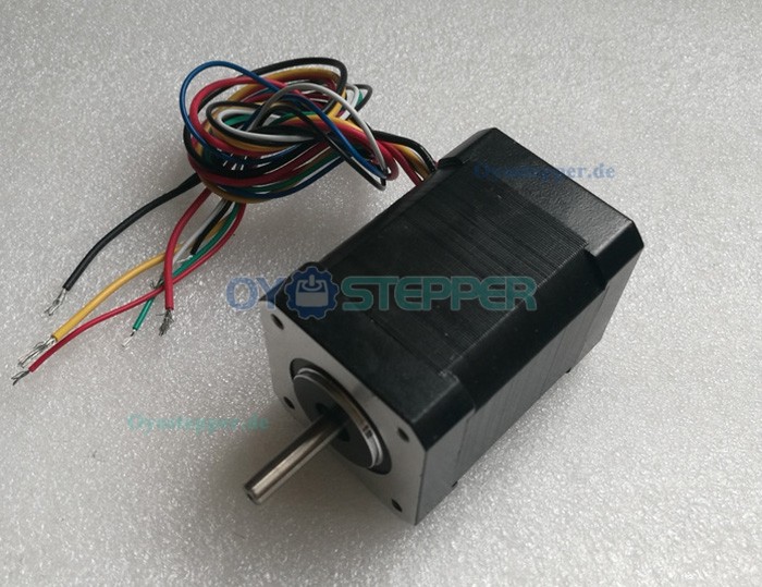 OUKEDA 3-Phasen Bürstenlose DC-Motor, 24V / 48V, 7,5–260 Ncm, 4000 U/min, Ø42 mm