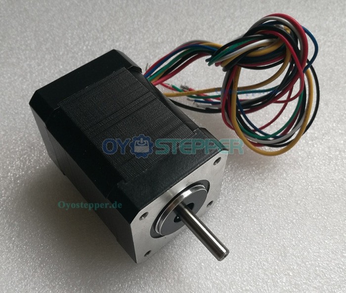 OUKEDA 3-Phasen Bürstenlose DC-Motor, 24V / 48V, 7,5–260 Ncm, 4000 U/min, Ø42 mm