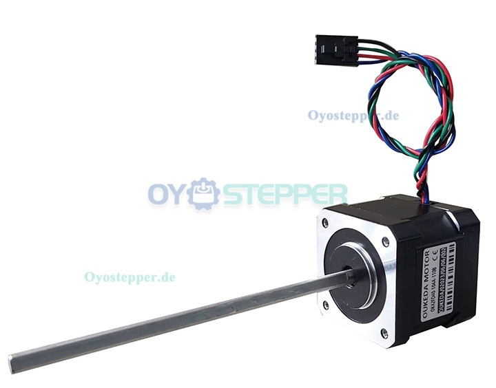 OUKEDA NEMA 17 Non-Captive Schrittmotor, 1,8°, 49 Ncm, 40mm Stack, Leitspindel 110mm