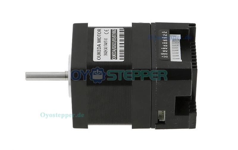 OUKEDA Integrierter NEMA 17 Schrittmotor mit Steuerung, 1,8°, 0,44 Nm, 1,68A, 2-Phasen