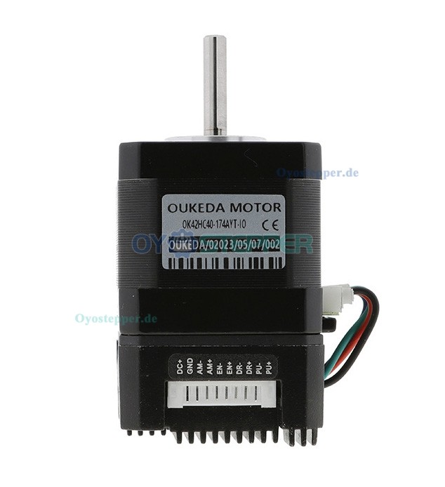 OUKEDA Integrierter NEMA 17 Schrittmotor mit Steuerung, 1,8°, 0,44 Nm, 1,68A, 2-Phasen