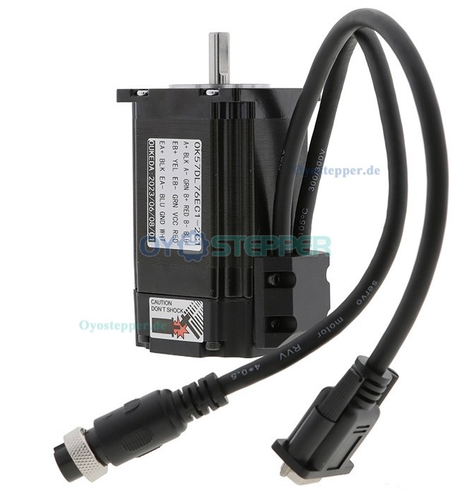 Oukeda Nema 23 Closed-Loop-Schrittmotor mit Encoder, 2 Nm, 1,8 Grad, 2-phasig, 57 x 57 mm